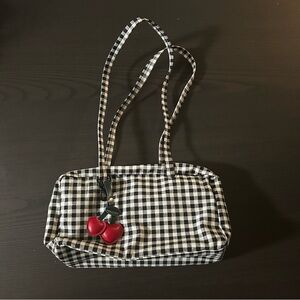 Baggu Nylon Bowler Bag - Checkered